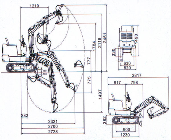 08型小型挖掘机国内小型挖掘机